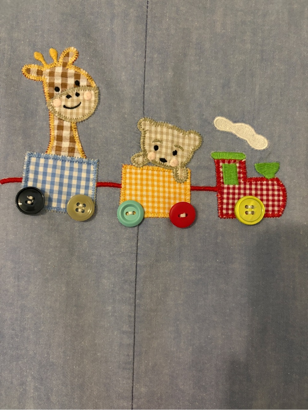 Lil Cactus Embroidered Train Overalls for Boys 2T - Picture 2 of 8